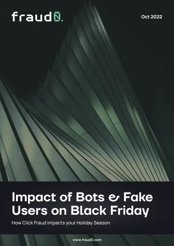 Cover des Whitepapers "Impact of Bots & Fake Users on Black Friday"